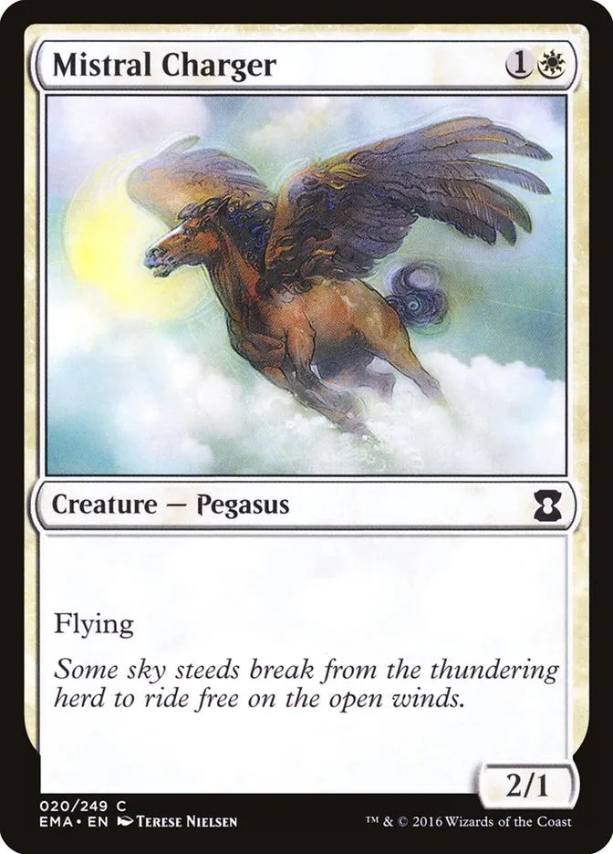2016 Eternal Masters Mistral Charger common #20 unlisted card image