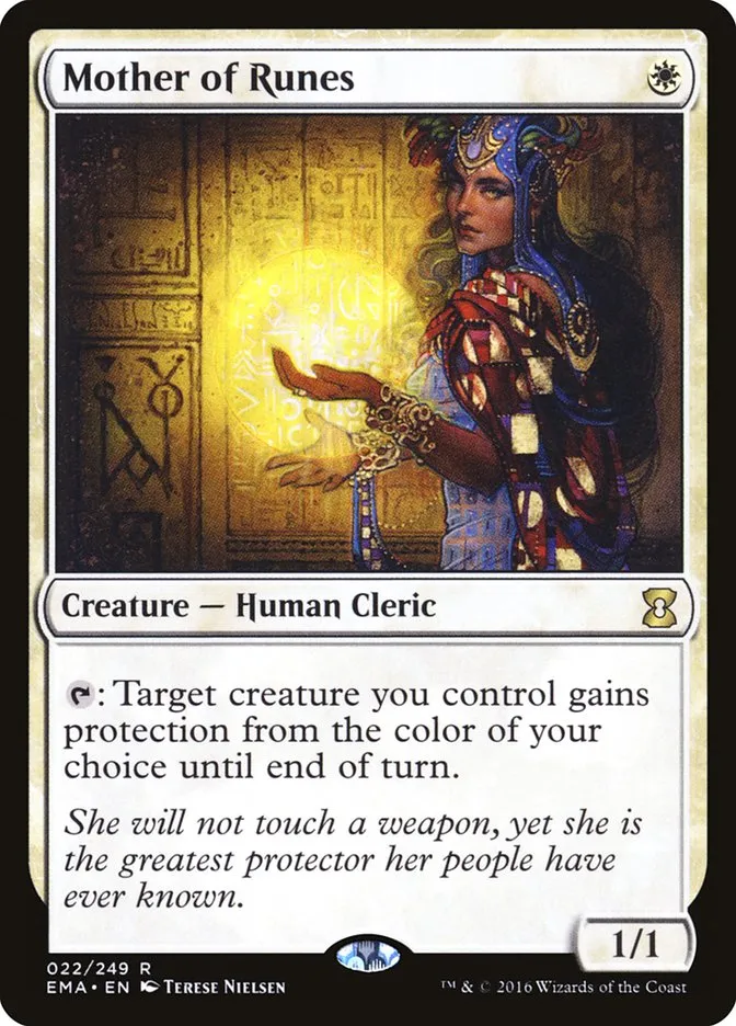 2016 Eternal Masters Mother of Runes rare #22 unlisted card image