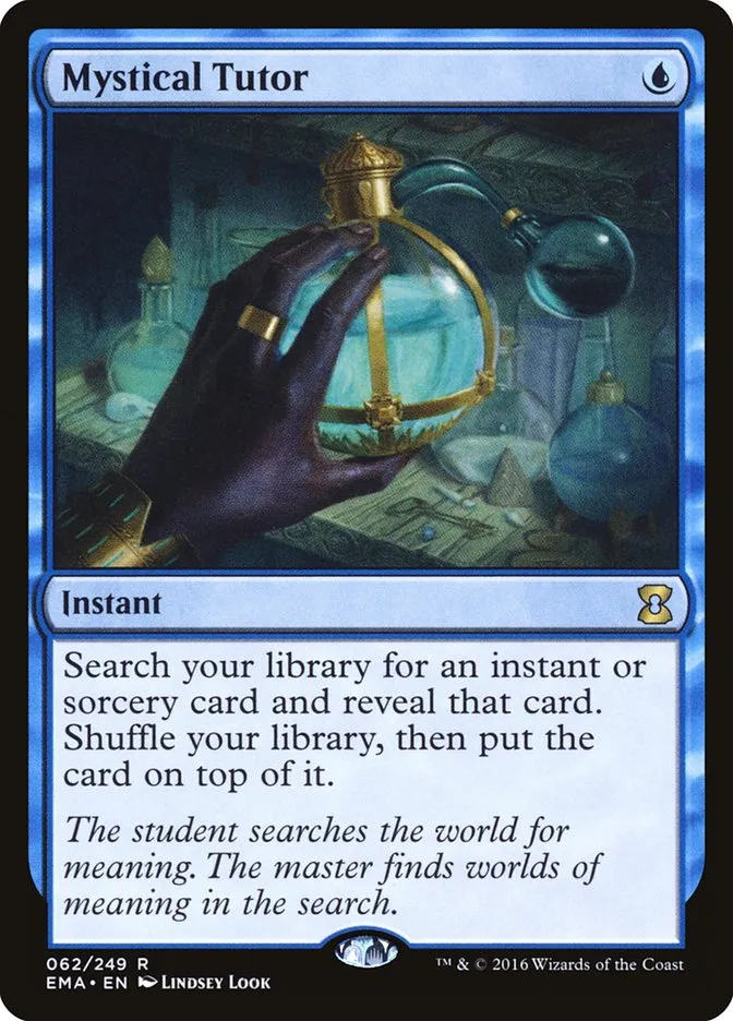 2016 Eternal Masters Mystical Tutor rare #62 unlisted card image