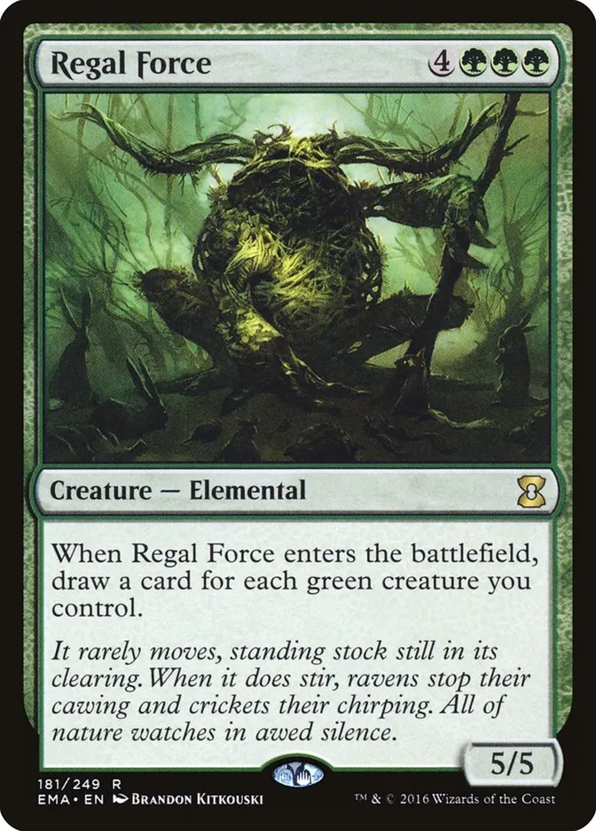 2016 Eternal Masters Regal Force rare #181 unlisted card image