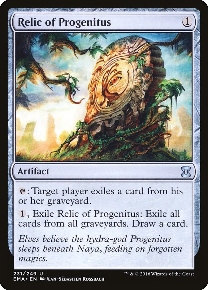 2016 Eternal Masters Relic of Progenitus uncommon #231 unlisted card image