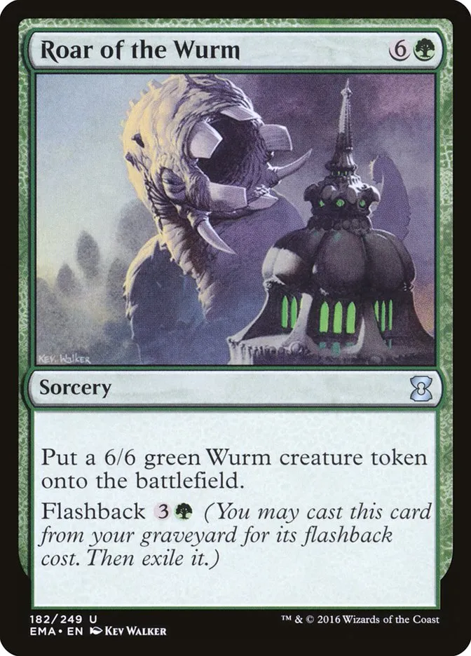 2016 Eternal Masters Roar of the Wurm uncommon #182 unlisted card image