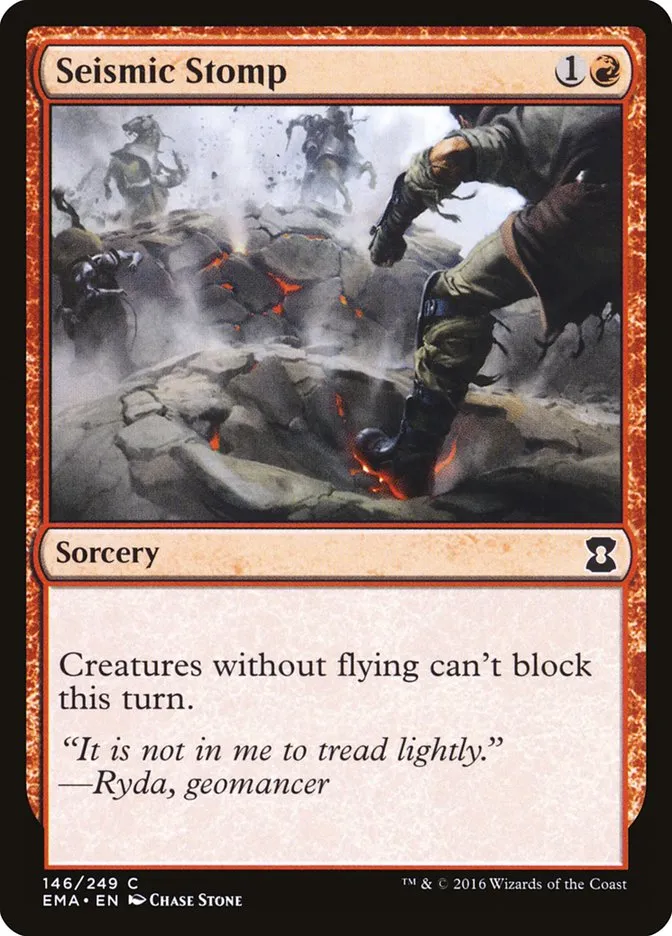 2016 Eternal Masters Seismic Stomp common #146 unlisted card image