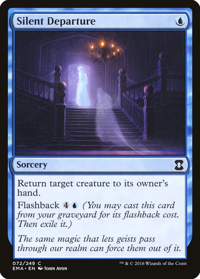 2016 Eternal Masters Silent Departure common #72 unlisted card image