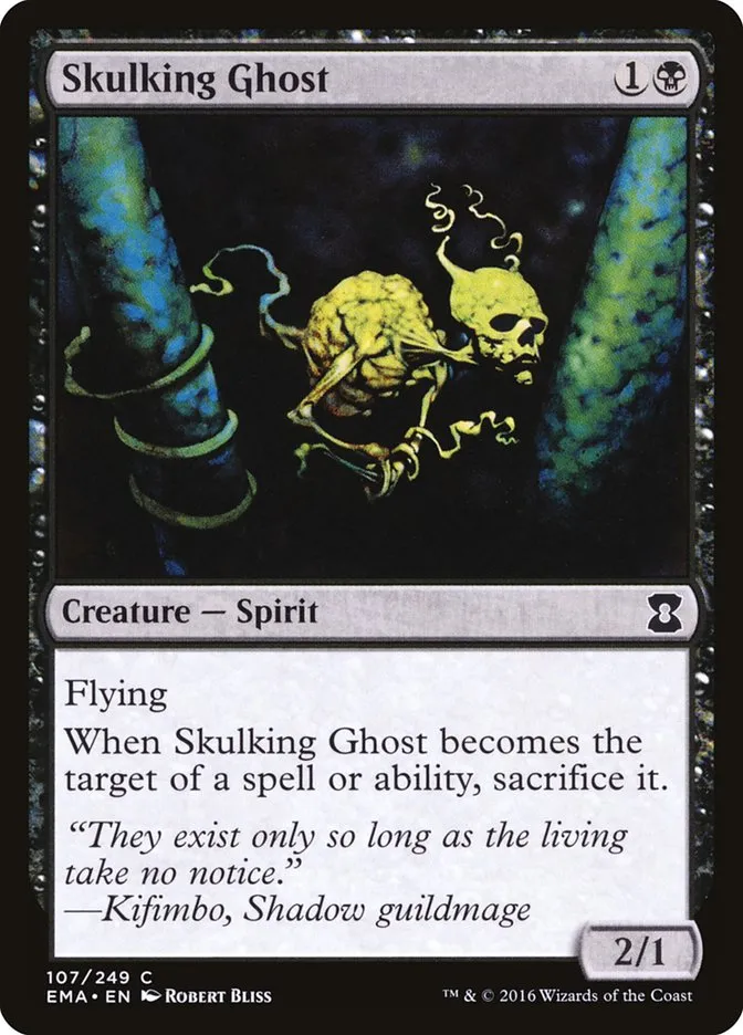 2016 Eternal Masters Skulking Ghost common #107 unlisted card image