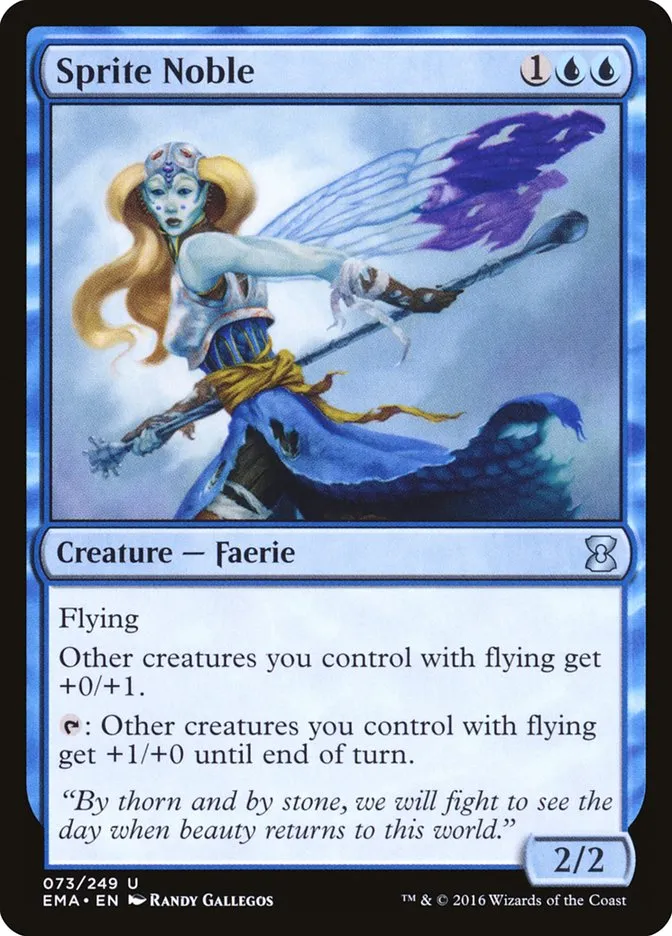 2016 Eternal Masters Sprite Noble uncommon #73 unlisted card image