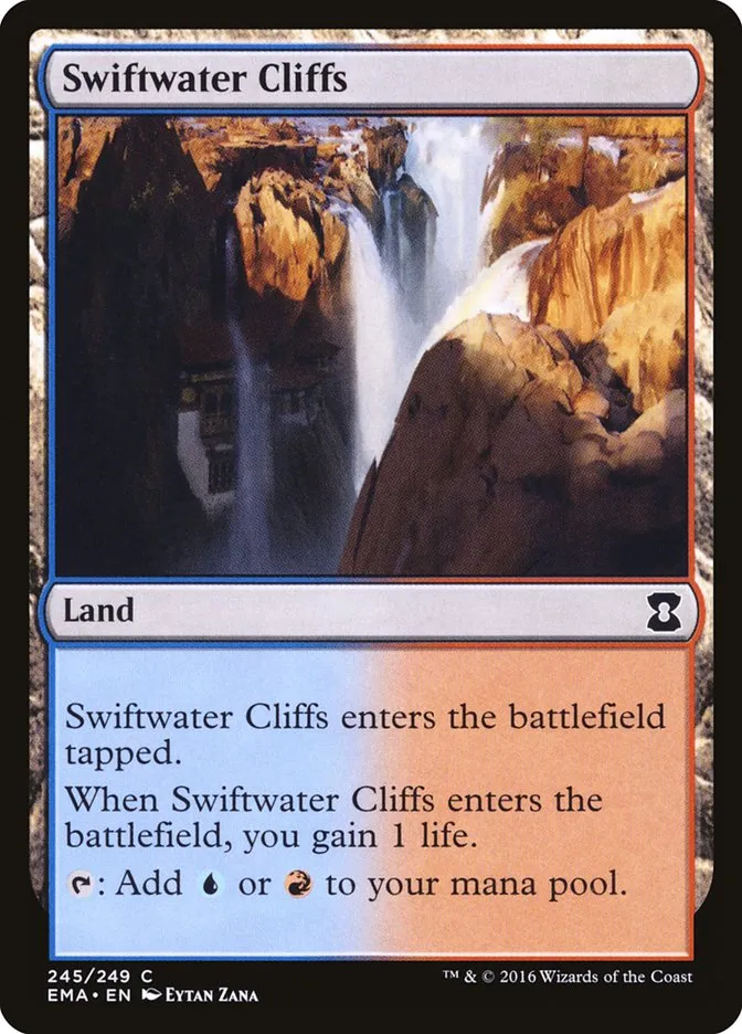 2016 Eternal Masters Swiftwater Cliffs common #245 unlisted card image