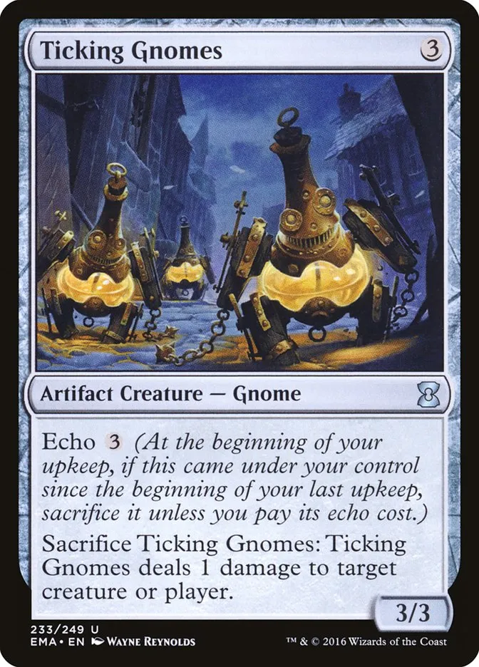 2016 Eternal Masters Ticking Gnomes uncommon #233 unlisted card image