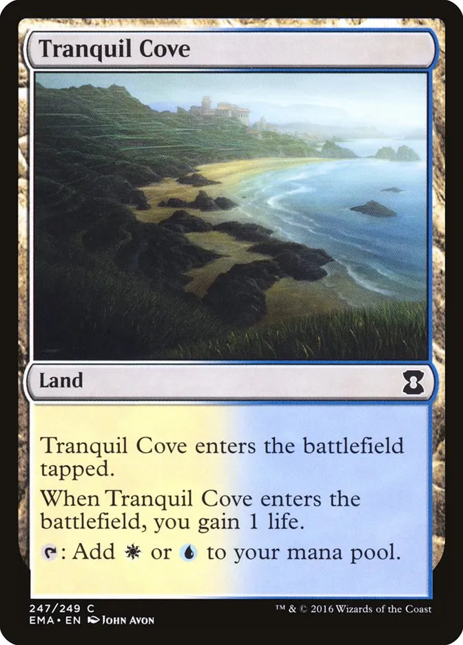 2016 Eternal Masters Tranquil Cove common #247 unlisted card image