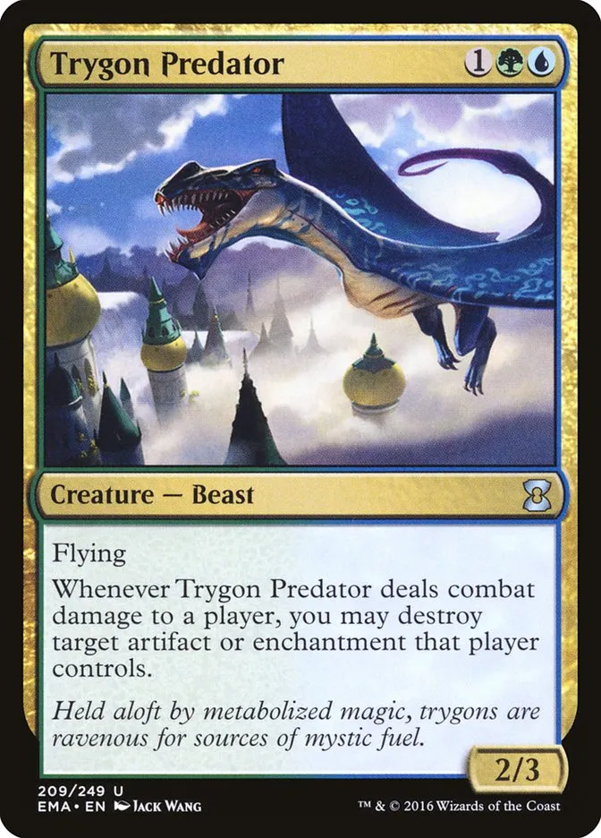 2016 Eternal Masters Trygon Predator uncommon #209 unlisted card image