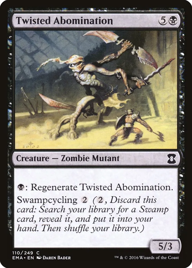 2016 Eternal Masters Twisted Abomination common #110 unlisted card image