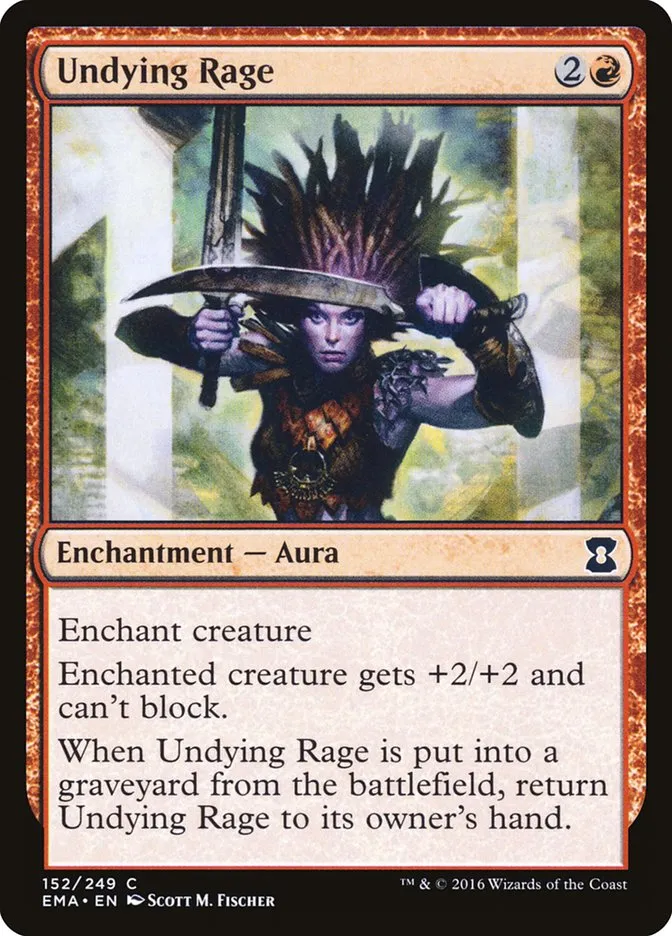 2016 Eternal Masters Undying Rage common #152 unlisted card image