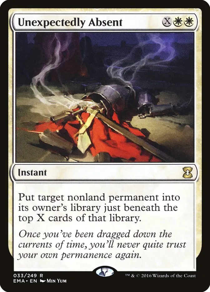 2016 Eternal Masters Unexpectedly Absent rare #33 unlisted card image
