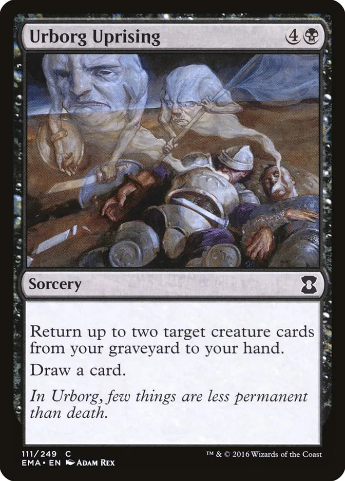2016 Eternal Masters Urborg Uprising common #111 unlisted card image