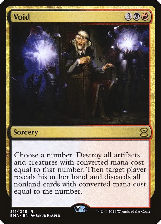 2016 Eternal Masters Void rare #211 unlisted card image