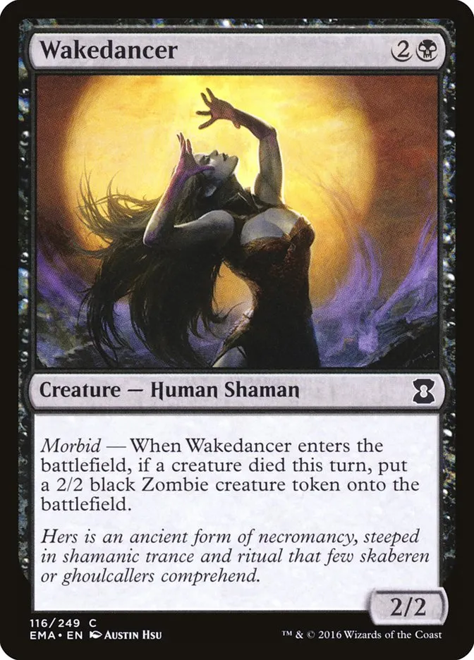 2016 Eternal Masters Wakedancer common #116 unlisted card image
