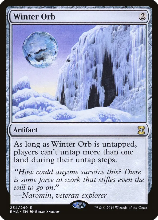 2016 Eternal Masters Winter Orb rare #234 unlisted card image