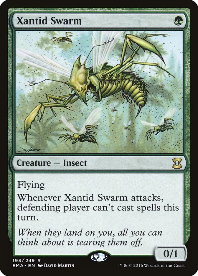2016 Eternal Masters Xantid Swarm rare #193 unlisted card image