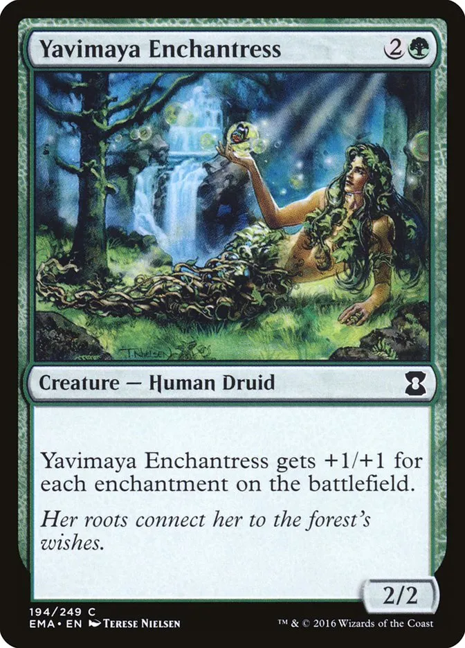 2016 Eternal Masters Yavimaya Enchantress common #194 unlisted card image