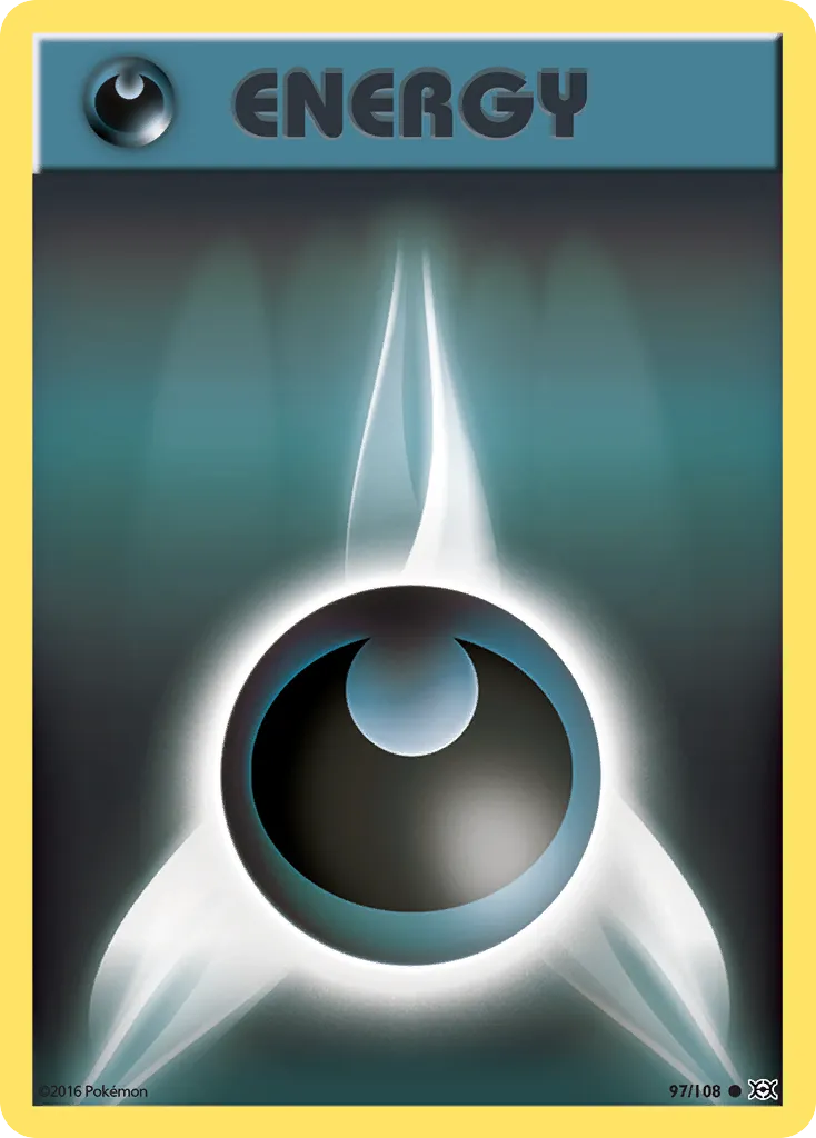 2016 Evolutions Darkness Energy Common #097/108 Common card image