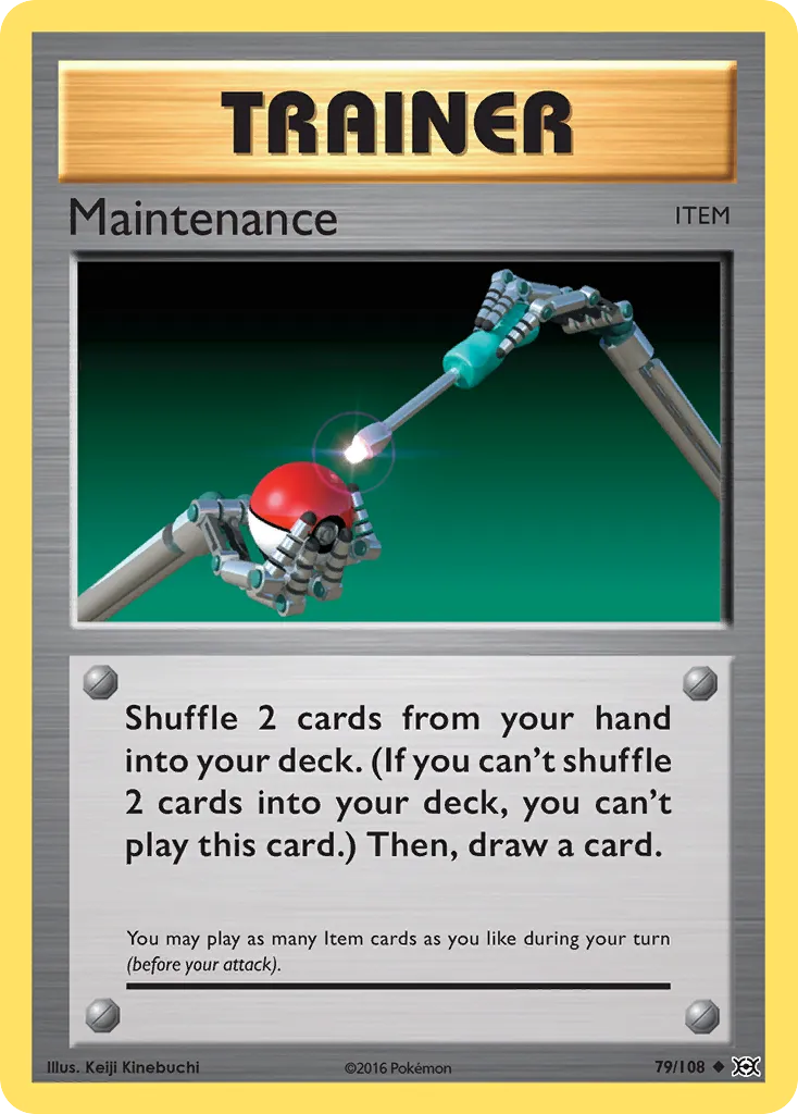 2016 Evolutions Maintenance Uncommon #079/108 Uncommon card image