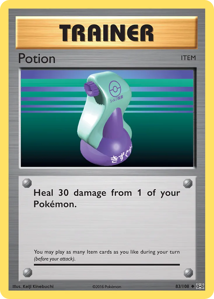 2016 Evolutions Potion Uncommon #083/108 Uncommon card image