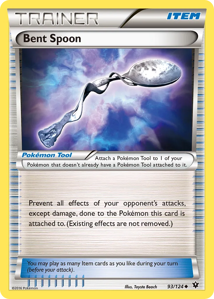 2016 Fates Collide Bent Spoon Uncommon #093/124 Uncommon card image
