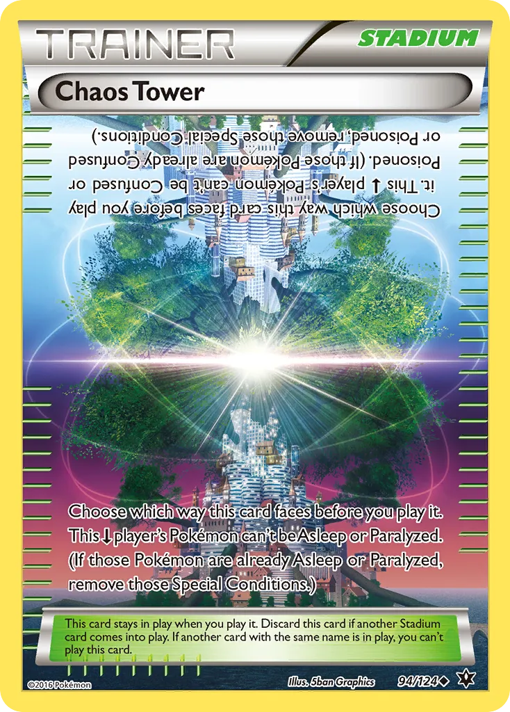 2016 Fates Collide Chaos Tower Uncommon #094/124 Uncommon card image