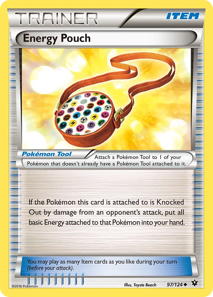 2016 Fates Collide Energy Pouch Uncommon #097/124 Uncommon card image