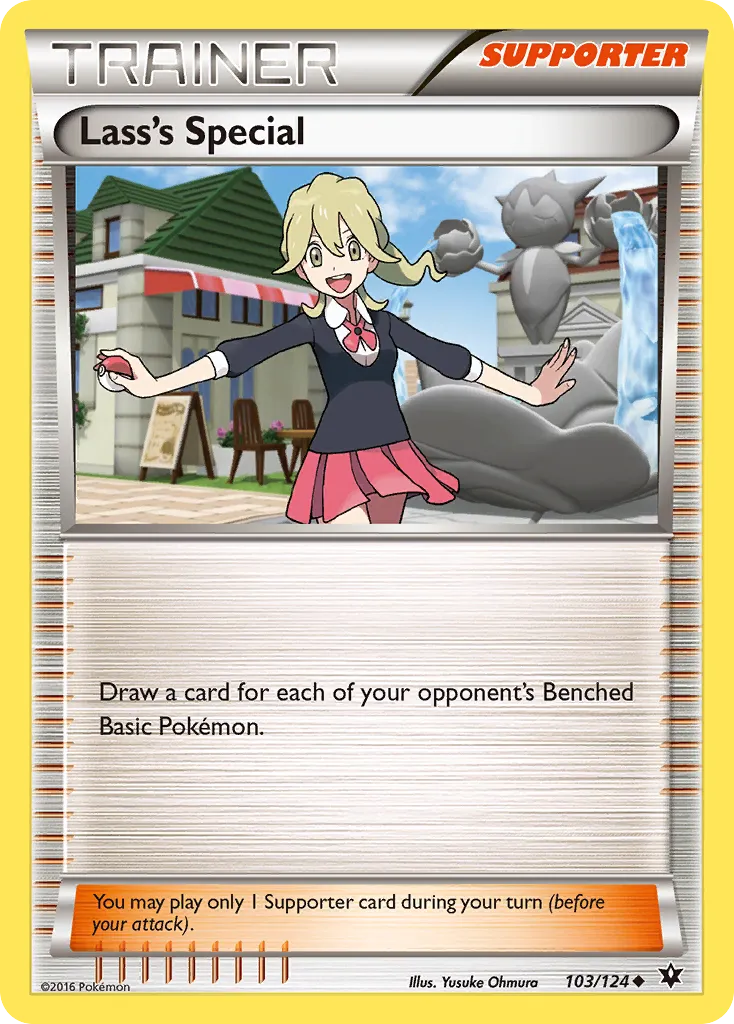 2016 Fates Collide Lass's Special Uncommon #103/124 Uncommon card image