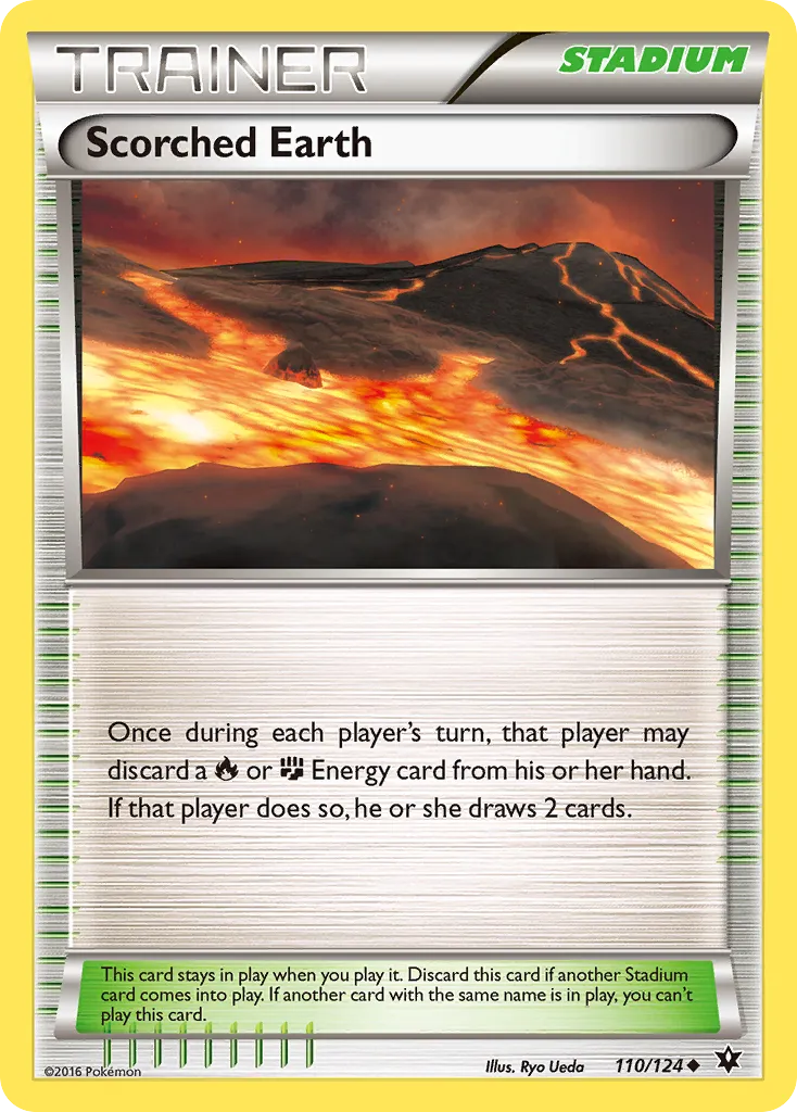 2016 Fates Collide Scorched Earth #110/124 Uncommon card image