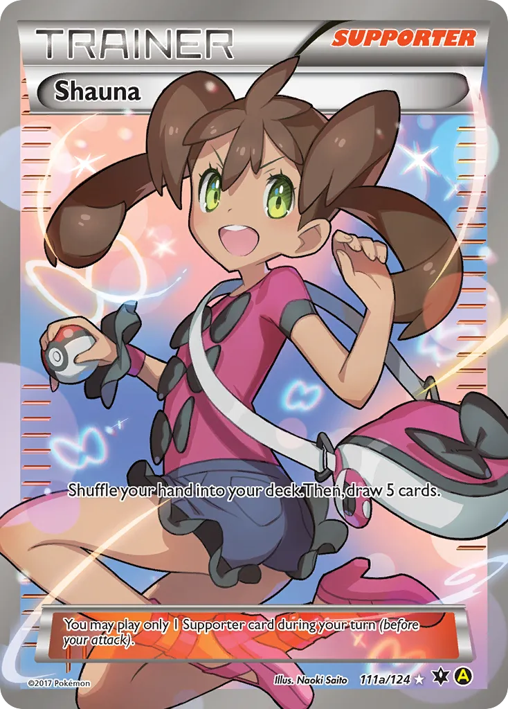 2016 Fates Collide Shauna #111A/124 Rare Ultra card image