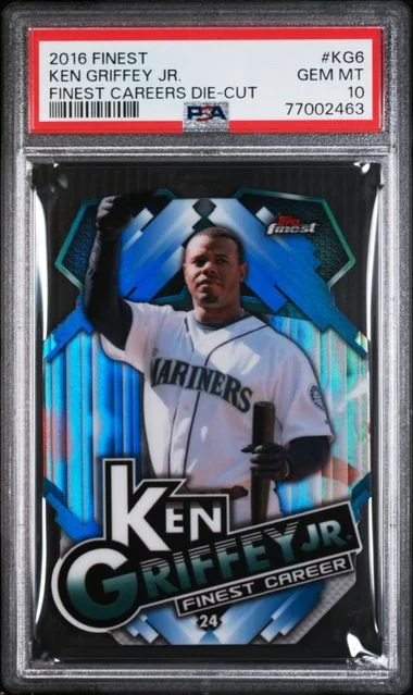 2016 Finest Ken Griffey Jr. Finest Careers Die-Cut #KG6 card image