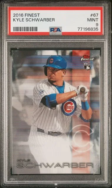 2016 Finest Kyle Schwarber #67 card image