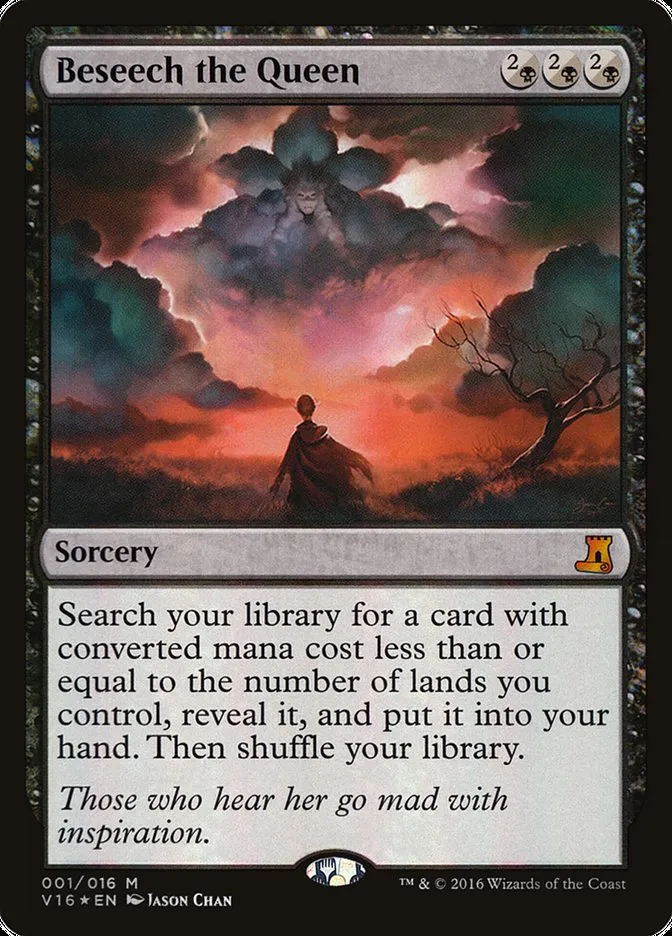2016 From the Vault: Lore Beseech the Queen mythic #1 unlisted card image