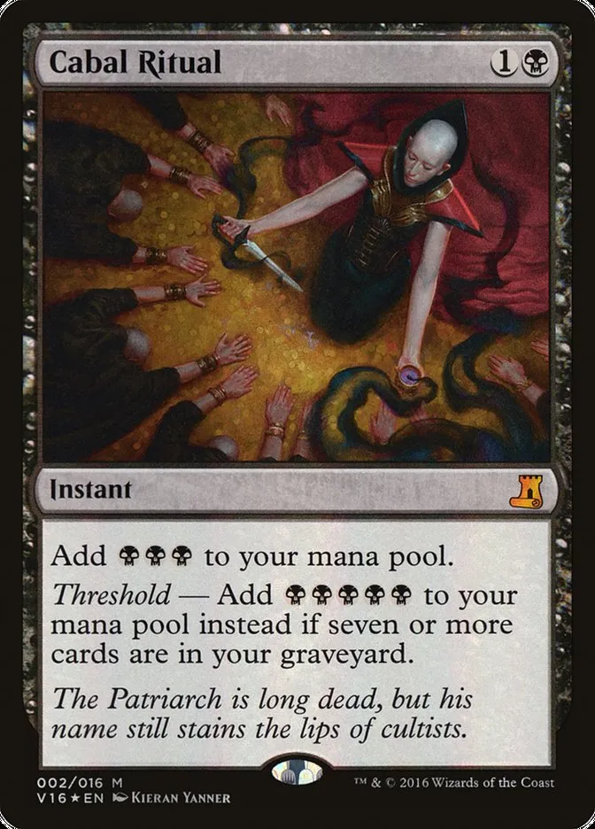 2016 From the Vault: Lore Cabal Ritual mythic #2 unlisted card image