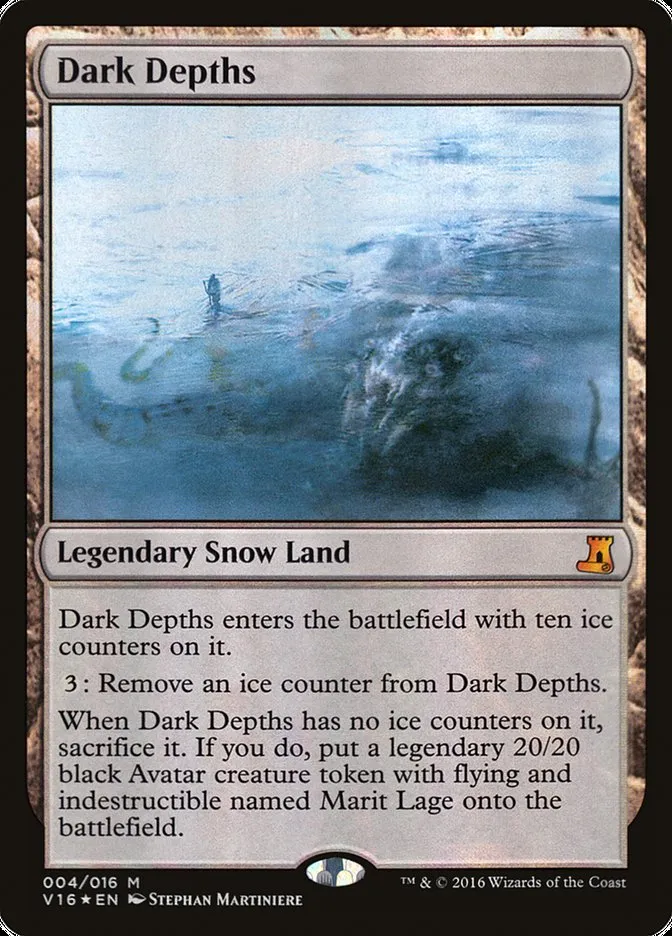2016 From the Vault: Lore Dark Depths mythic #4 unlisted card image