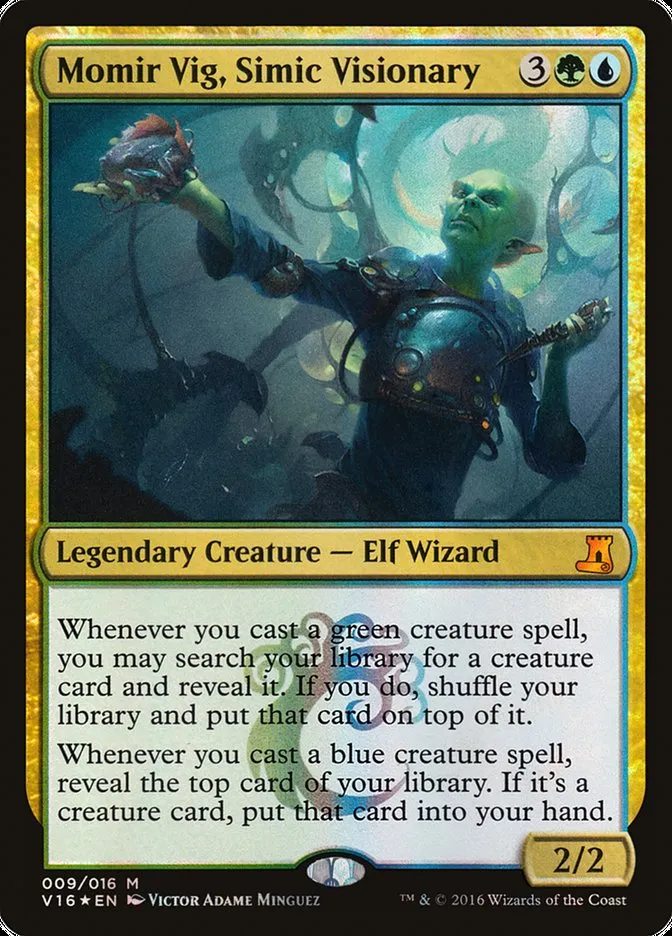 2016 From the Vault: Lore Momir Vig, Simic Visionary mythic #9 unlisted card image