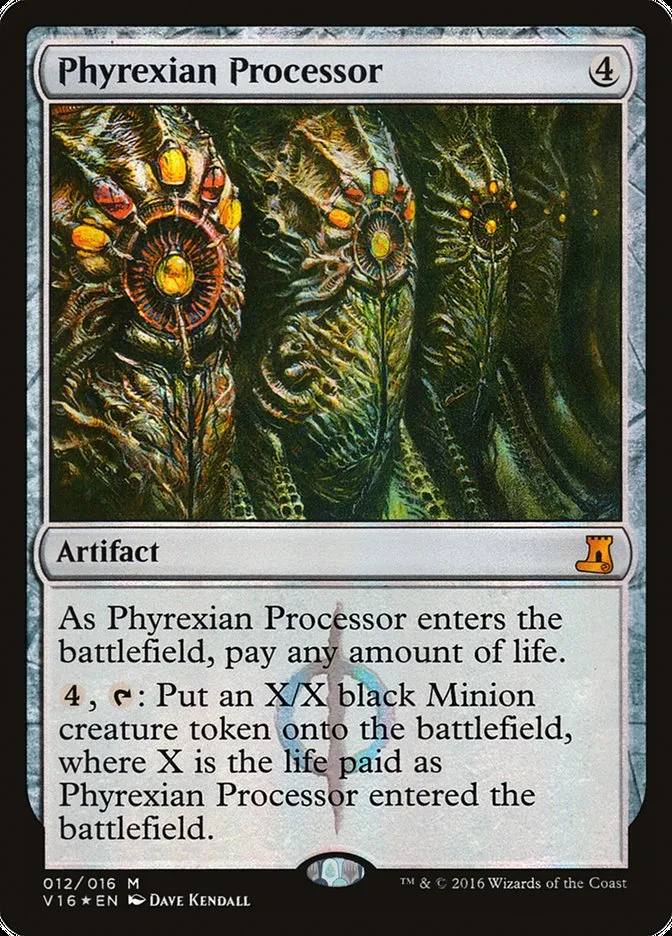 2016 From the Vault: Lore Phyrexian Processor mythic #12 unlisted card image