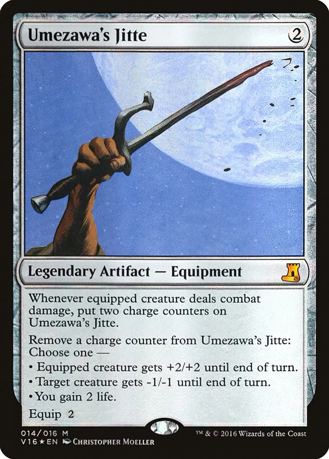 2016 From the Vault: Lore Umezawa's Jitte mythic #14 unlisted card image