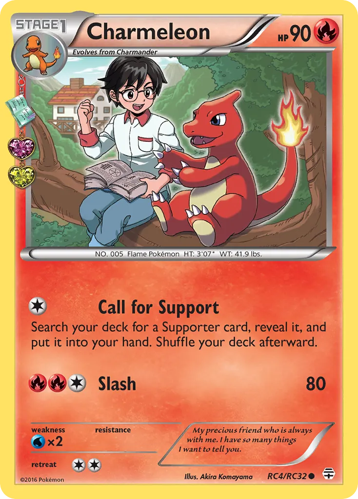 2016 Generations Charmeleon Common #RC4 Common card image