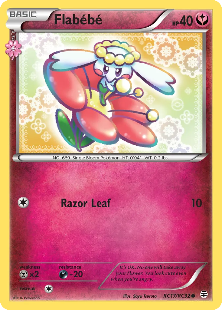2016 Generations Flabébé Common #RC17 Common card image