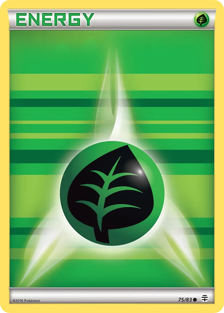2016 Generations Grass Energy Common #75/83 Common card image