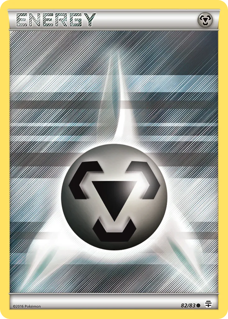 2016 Generations Metal Energy Common #82/83 Common card image