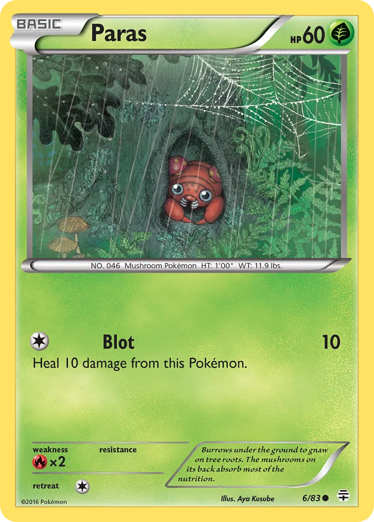 2016 Generations Paras Common #06/83 Common card image