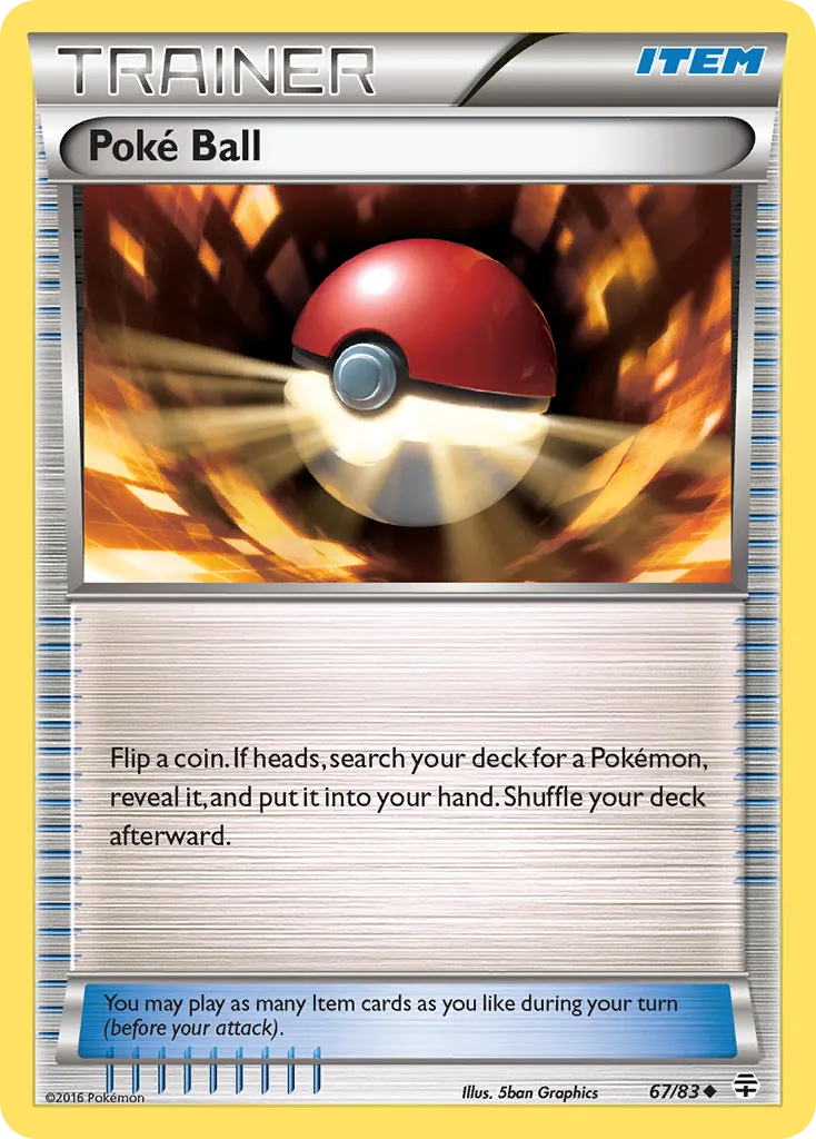 2016 Generations Poké Ball Uncommon #67/83 Uncommon card image