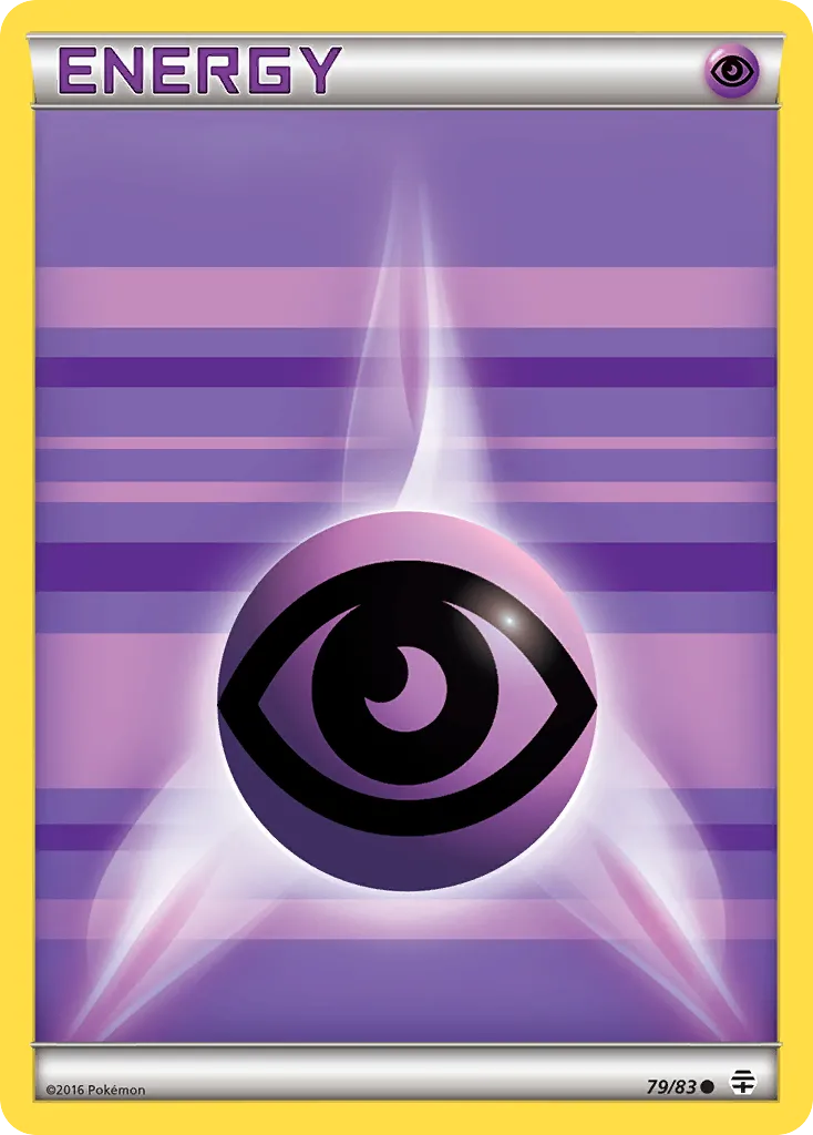 2016 Generations Psychic Energy Common #79/83 Common card image