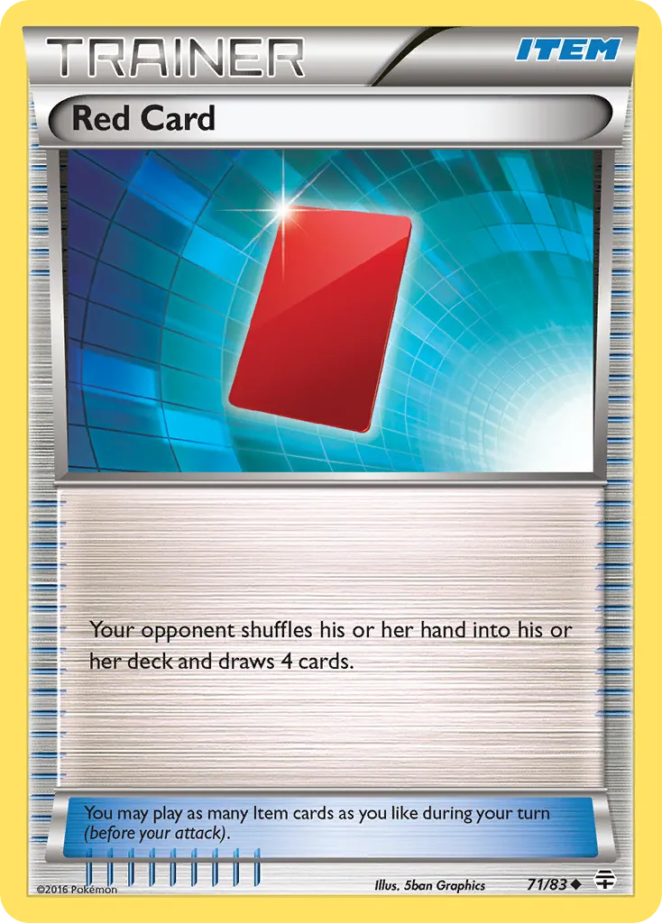 2016 Generations Red Card Uncommon #71/83 Uncommon card image