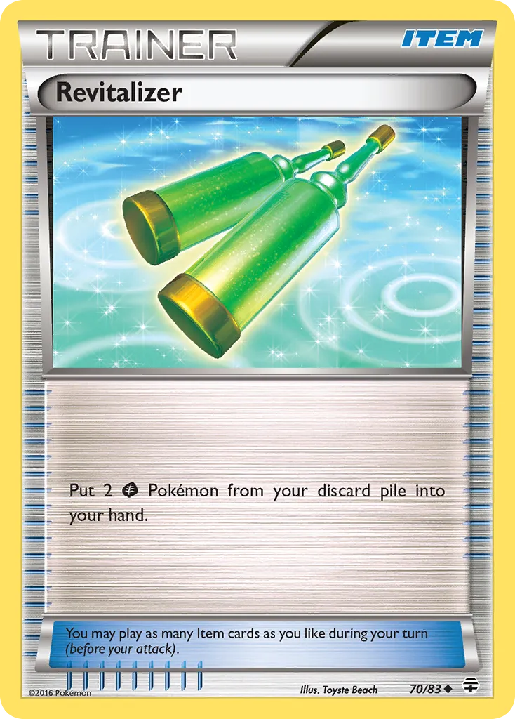 2016 Generations Revitalizer Uncommon #70/83 Uncommon card image