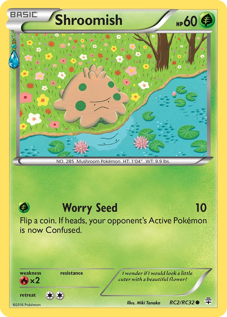2016 Generations Shroomish Common #RC2 Common card image